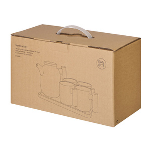 Чайный набор на 4 персоны "Newcastle" (Р) белый/натуральный OA-871466p фото 13