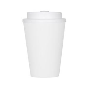 Пластиковый стакан Take away с двойными стенками и крышкой с силиконовым клапаном, 350 мл, белый OA-873426.06 фото 5