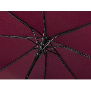 Зонт-полуавтомат Roof с куполом из переработанного пластика, бургунди 7421C красный бургунди OA-878111 фото 8