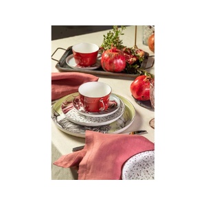 Набор чашка и блюдце Valerie Concept TEA SET 1 BLU голубой/красный OA-88801 фото 7