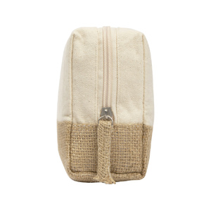 Косметичка "Jute" с ручкой из хлопка и джута, натуральный молочный OA-932409 фото 6