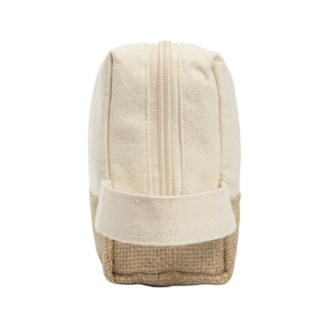 Косметичка "Jute" с ручкой из хлопка и джута, натуральный молочный OA-932409 фото 7