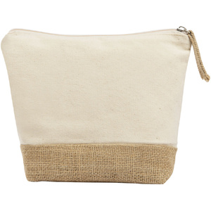 Косметичка "Jute" из хлопка и джута, натуральный молочный OA-932419 фото 3