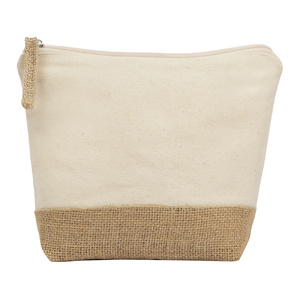 Косметичка "Jute" из хлопка и джута, натуральный молочный OA-932419 фото 4