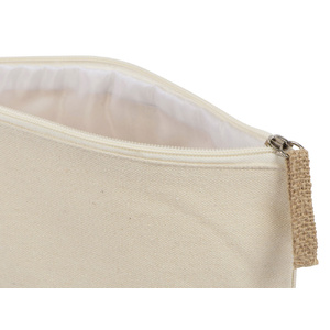 Косметичка "Jute" из хлопка и джута, натуральный молочный OA-932419 фото 7