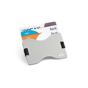 MULLER. Визитница с защитой RFID, Сатин серебро OA-93332-127 фото 3