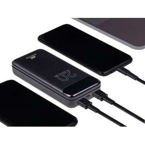 RIVACASE VA2582 (20 000mAh), QC/PD 22.5W внешний аккумулятор с дисплеем, черный /24 OA-94237 фото 14