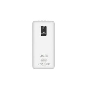 RIVACASE VA2220 (20000 мАч) внешний аккумулятор с дисплеем и встроенными кабелями, белый, 12/24, уценка OA-94348p фото 3