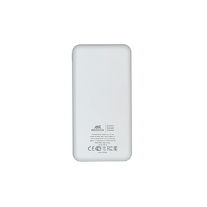 RIVACASE VA2532 (10000 мАч) QC/PD 20W внешний аккумулятор с дисплеем, белый 12/48 OA-94352 фото 4