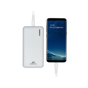 RIVACASE VA2532 (10000 мАч) QC/PD 20W внешний аккумулятор с дисплеем, белый 12/48 OA-94352 фото 13