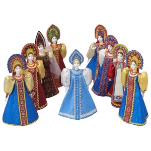 Подарочный набор: кукла фарфоровая, мед, красный OA-94749 фото 6