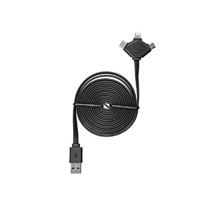 USB-переходник XOOPAR W CABLE 3 в 1 черный OA-965417 фото 3