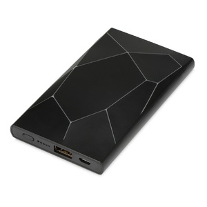 Портативное беспроводное зарядное устройство "Geo Wireless", 5000 mAh, черный OA-967127.1p фото 3