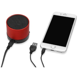 Беспроводная колонка "Ring" с функцией Bluetooth, красный красный/черный OA-975101p фото 4