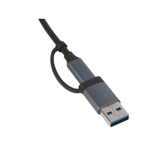 USB-хаб «Link» с коннектором 2-в-1 USB-C и USB-A, 2.0/3.0, серый OA-975650 фото 5