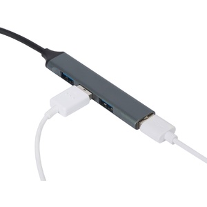 USB-хаб «Link» с коннектором 2-в-1 USB-C и USB-A, 2.0/3.0, серый OA-975650 фото 6