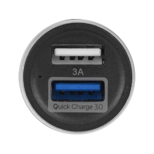 Адаптер автомобильный USB с функцией быстрой зарядки QC 3.0 "TraffIQ", черный/серебристый OA-985020 фото 4