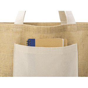 Сумка Jute джутовая с широким дном, натуральный OA-995031 фото 10
