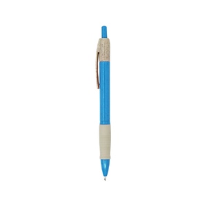 Ручка шариковая HANA из пшеничного волокна, бежевый/голубой OA-HW8032S1242 фото 3