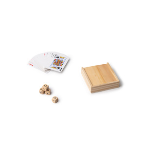 Набор BRISCA из 2 настольных игр: французская колода и кости натуральный OA-JU1016S129 фото 4