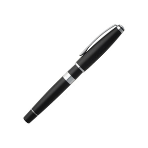Ручка-роллер Bicolore Black, Cerruti 1881 (Р) черный/серебристый OA-NSR9905Ap фото 3