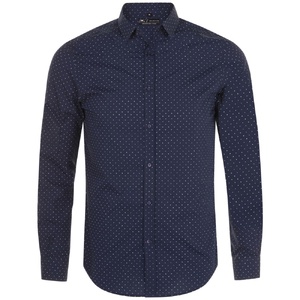 Рубашка мужская Becker Men, темно-синяя с белым, размер 3XL G-016489123XL фото 2