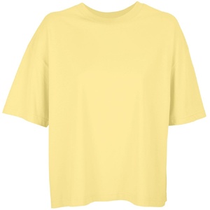 Футболка оверсайз женская Boxy Women, светло-желтая, размер L G-03807260L фото 2