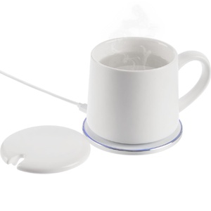 Кружка с подогревом и беспроводной зарядкой dualBase ver. 2.0 Matt, белая G-16345.60 фото 2