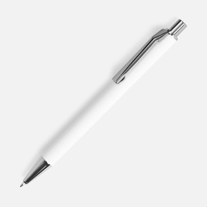 Ручка шариковая Lobby Soft Touch Chrome, белая G-18323.60 фото 2