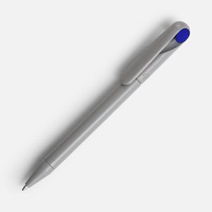 Ручка шариковая Prodir DS1 TMM Dot, серая с синим G-3425.14 фото 2