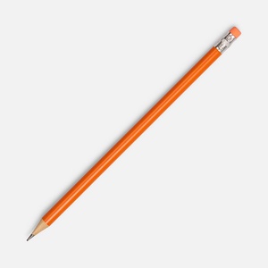 Карандаш простой Hand Friend с ластиком, оранжевый G-5002.20 фото 1
