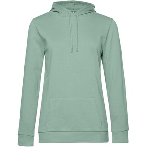 Толстовка с капюшоном женская Hoodie, серо-зеленая, размер S G-WW04W5021S фото 2