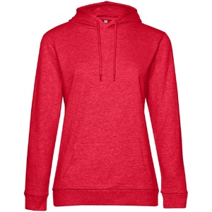 Толстовка с капюшоном женская Hoodie, красный меланж, размер L G-WW04W6171L фото 2