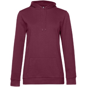 Толстовка с капюшоном женская Hoodie, бордовая, размер L G-WW04W8811L фото 2