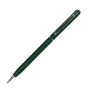 Ручка шариковая SLIM зеленый, серебристый HG-1100/15 фото 2