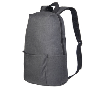 Лёгкий меланжевый рюкзак BASIC серый меланж HG-16107/30 фото 2