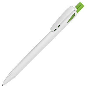Ручка шариковая TWIN WHITE белый, зеленое яблоко HG-161/01/132 фото 2