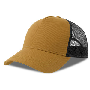 Бейсболка RAPPER COTTON-S, 5 клиньев, пластиковая застёжка горчичный HG-254179-S.4535 фото 2