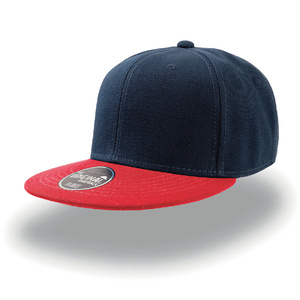 Бейсболка SNAP BACK, 6 клиньев, пластиковая застежка синий, красный HG-25424.258 фото 2