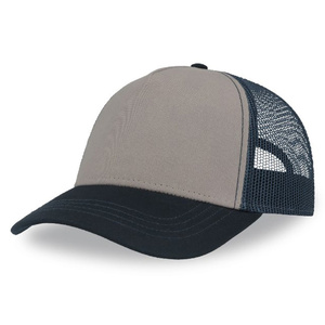 Бейсболка RAPPER CANVAS-S, 5 клиньев, пластиковая застёжка серый, темно-синий HG-254400-S.292 фото 2