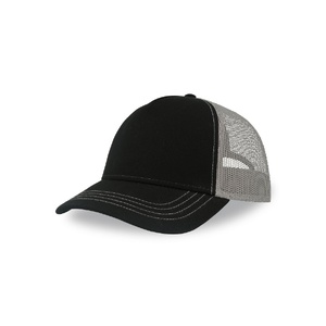 Бейсболка RAPPER CANVAS-S, 5 клиньев, пластиковая застёжка черный, серый HG-254400-S.353 фото 2