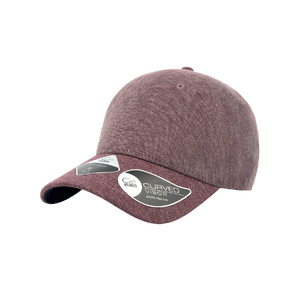 Бейсболка UNI-CAP PIQUET, без панелей и швов, без застежки бордовый