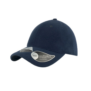 Бейсболка UNI-CAP POLARFLEECE, без панелей и швов, без застежки темно-синий