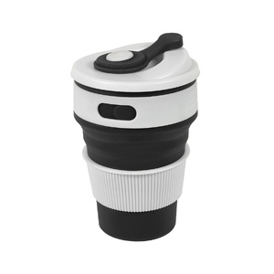 Стакан складной BUTTON, 350 мл черный HG-33103/35 фото 2