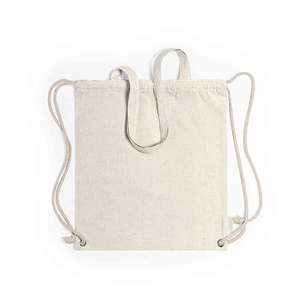 Сумка-рюкзак FENIN из переработанного хлопка бежевый HG-346833/28 фото 2