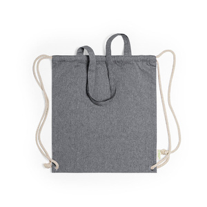 Сумка-рюкзак FENIN из переработанного хлопка черный HG-346833/35 фото 2