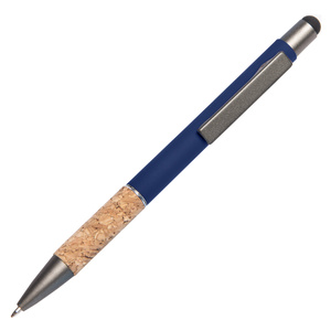 Ручка шариковая FACTOR GRIP со стилусом синий, серый HG-40395/24/30 фото 2