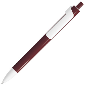 Ручка шариковая FORTE бордовый, белый HG-602/13 фото 2