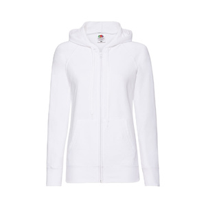 Толстовка женская без начеса LADIES LIGHTWEIGHT HOODED SWEAT 240 белый