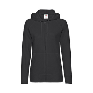 Толстовка женская без начеса LADIES LIGHTWEIGHT HOODED SWEAT 240 черный HG-621500.36/L фото 2